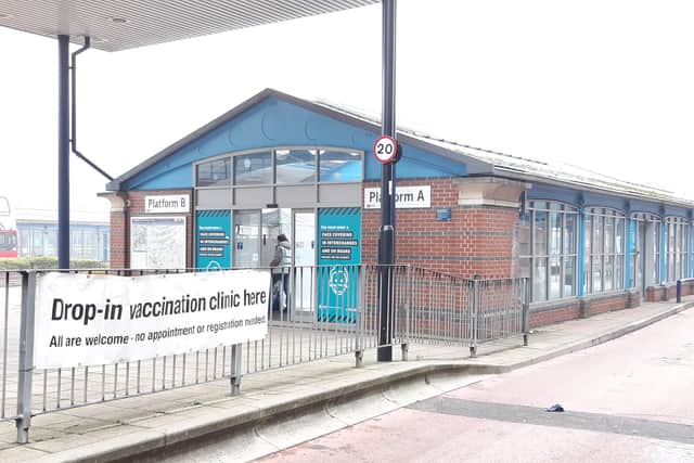 A pop-up walk in vaccination centre is being held at Sheffield Interchange today.