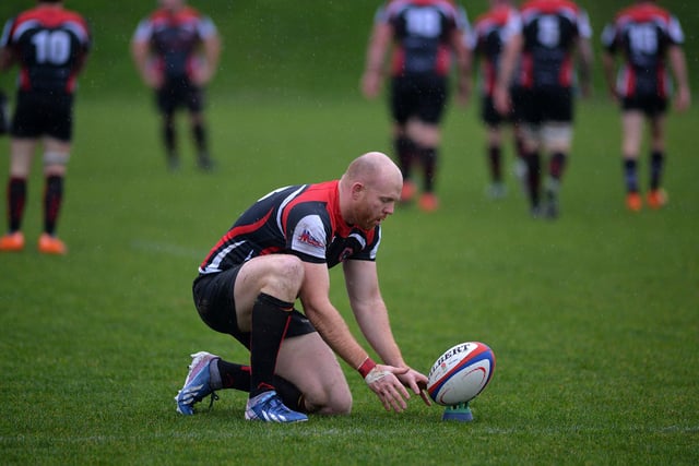 Chesterfield Panthers attempt a penalty against Ashfield