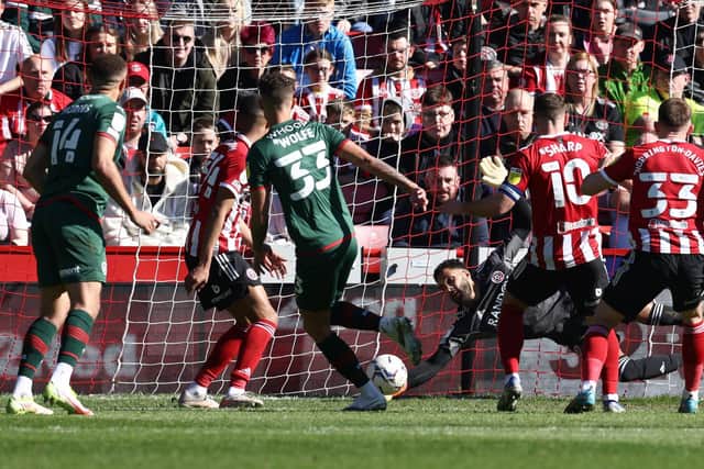 Wes Foderingham has excelled between the posts for Sheffield United: Darren Staples / Sportimage