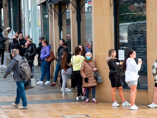 Primark in Edinburgh proved to be a popular haunt for shoppers keen to pick up a bargain