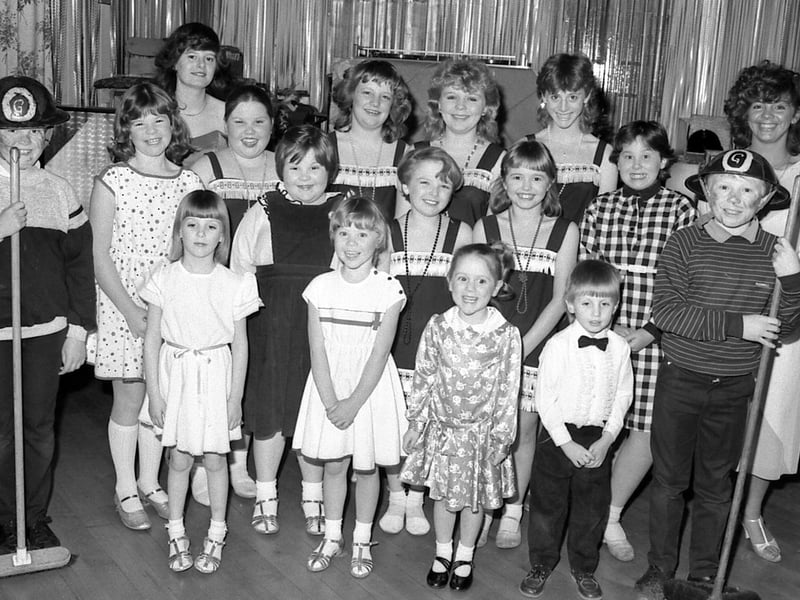Showtime in 1986 for Sutton's Morvern School of Dancing