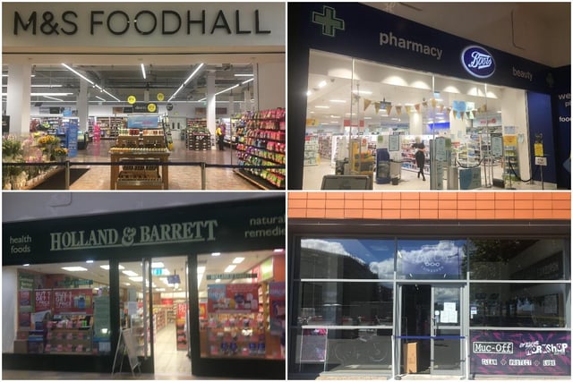 M&S, Boots, Holland and Barrett and Bike Craft have been open throughout lockdown for essential businesses