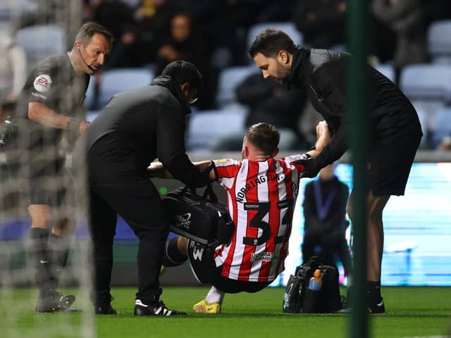 Rhys Norrington Davies of Sheffield United is the latest player to get injured: Darren Staples / Sportimage