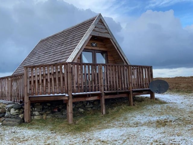 If you really want to get away from it all it doesn't get much more remote than Swan View Lodge on the island of North Uist. Located in Lochmaddy, the accomodation is surrounded by open countryside and wildlife - with a terrace perfect for winter stargazing. A three night stay over Hogmanay for two people will set you back £257.