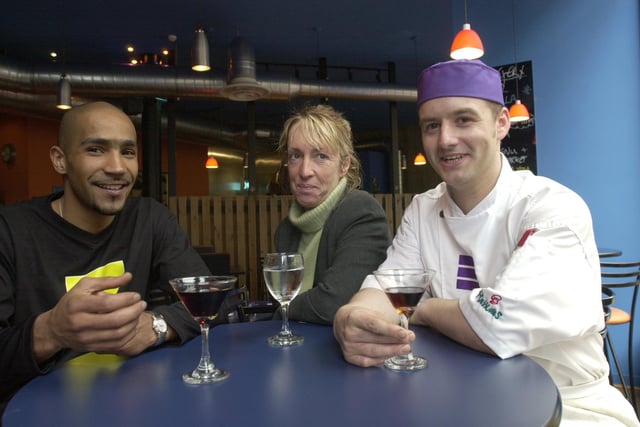 The Bangkok BBQ, West Street. Bar manager Valter Gabriel,  manager Sue Rigg and chef Glynn Bramhall in 2000