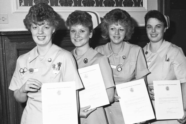The nurses set up an enrolled nurses' conference in 1987. Recognise them?