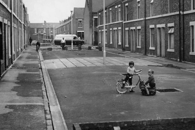 It's October 1973 and St Rollex Street, Hebburn is in the picture. Remember this?