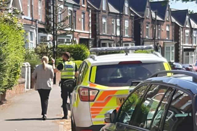 Residents have described dramatic scenes today, on Firth Park Road, as officers continued investigations following armed arrests in the early hours
