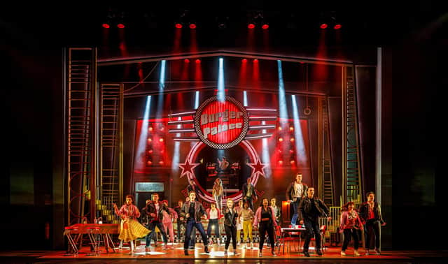 The cast of Grease at the Lyceum