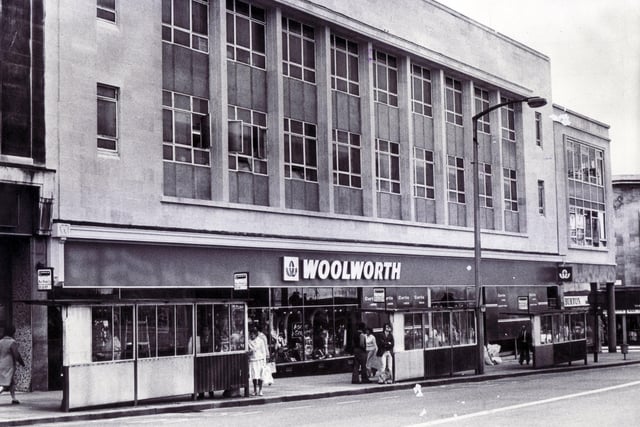 The newly-refurbished Woolworth store on The Moor, Sheffield in 1978