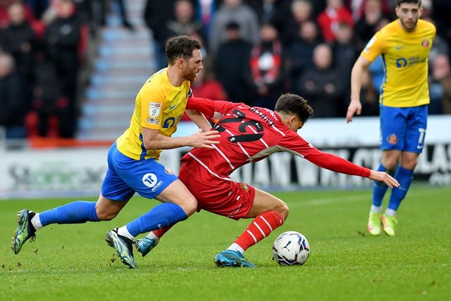 Corry Evans returned tp the side against Doncaster Rovers in place of Carl Winchester.