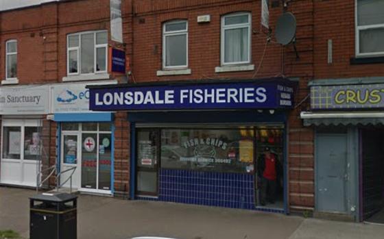 This fish and chip shop has a five food hygiene rating.