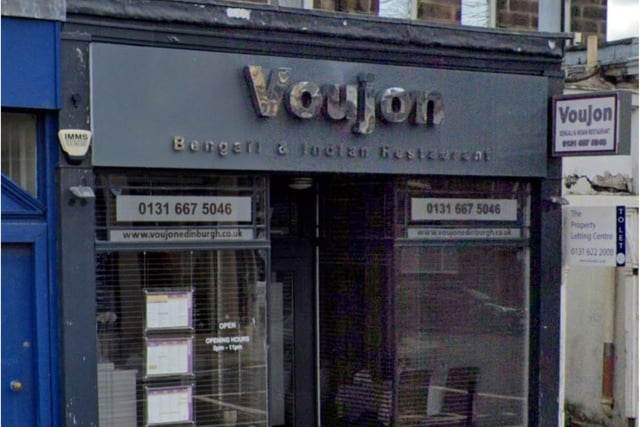 "Food was amazing and matched all expectations," wrote one reviewer of Voujon, a North Indian/Bengali restaurant in Newington Road, "staff were so friendly and very accommodating to my vegan (and incredibly fussy) friend".