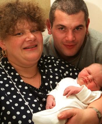 New parents Jaqueline and Kevin Ray of Armthorpe with their new baby girl Jessica Dawn. Born at Doncaster Royal Infirmary in 1997 weighing nine pounds.