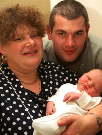 New parents Jaqueline and Kevin Ray of Armthorpe with their new baby girl Jessica Dawn. Born at Doncaster Royal Infirmary in 1997 weighing nine pounds.