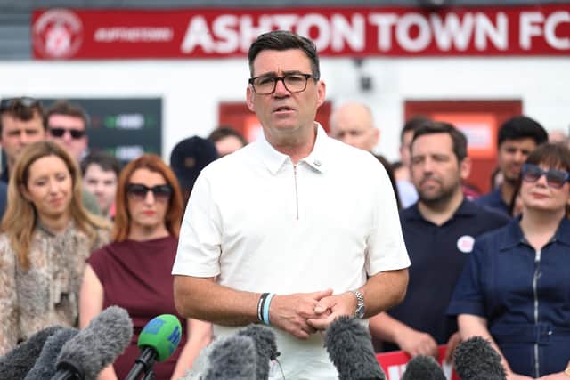 PM Andy Burnham said he is “fundamentally sceptical of any law which is only targeted at football supporters,” pointing to how fans at ‘Rugby League games and Oasis concerts’ can drink at events but footie fans can’t.