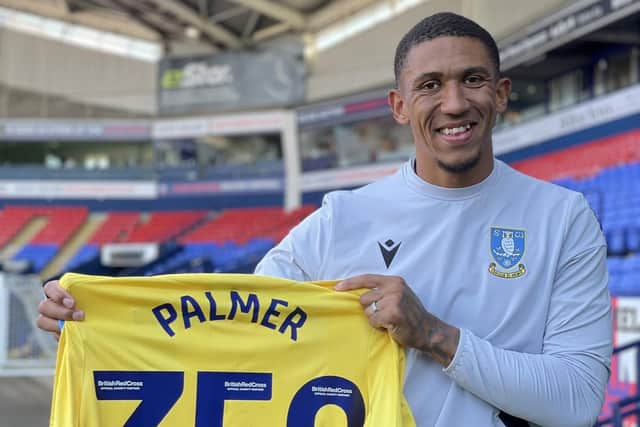 Liam Palmer with his 350 Sheffield Wednesday shirt after his big milestone this weekend.
