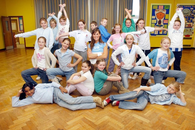 The school's dance group was in the spotlight 16 years ago. Recognise anyone?