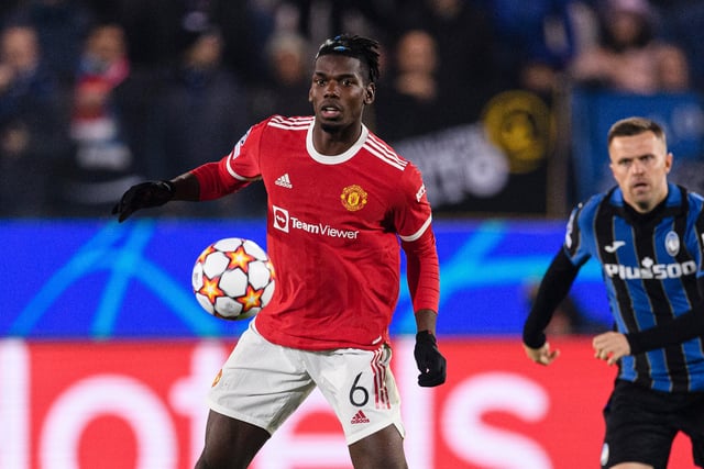 Paul Pogba looks likely to depart Manchester United on a free transfer in the summer, with the likes of PSG, Real Madrid and Juventus all interested. (Photo by Marcio Machado/Eurasia Sport Images/Getty Images)