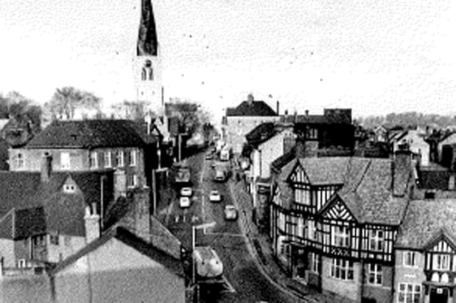Chesterfield Retro photo from Chesterfield Library\Chesterfield Borough Council. St Marys Gate Chesterfield 1976