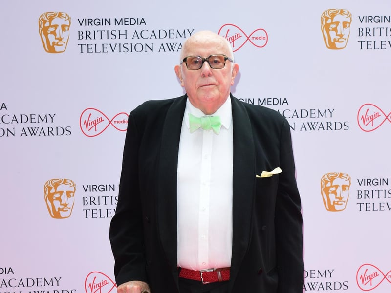 Richard Wilson arrives for the Virgin Media BAFTA TV awards.