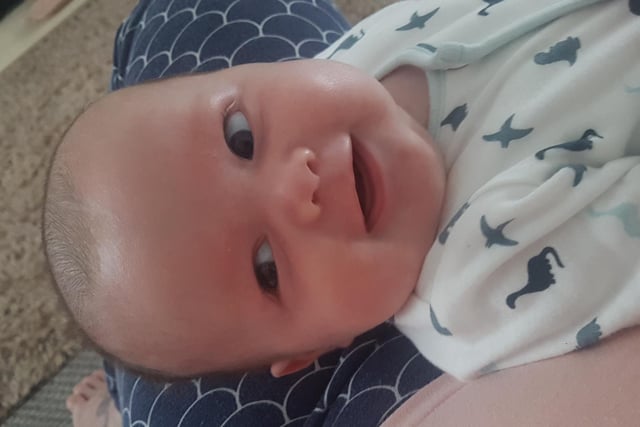 Baby Jamie was born on March 15 amid a coronavirus case. Mum Al recall the room being deep cleaned and everyone wearing full PPE. Given this was just before lockdown, she said it was a 'shock for everyone in the hospital'