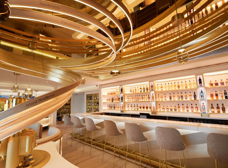 Shoppers can select from rare and exclusive whiskies, fill their own bottles and have them personalised.