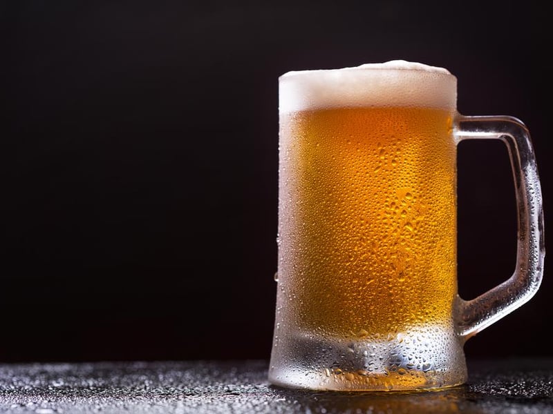 The city of Prague is known for its high-quality, but low-cost beer, coming in at £1.77.