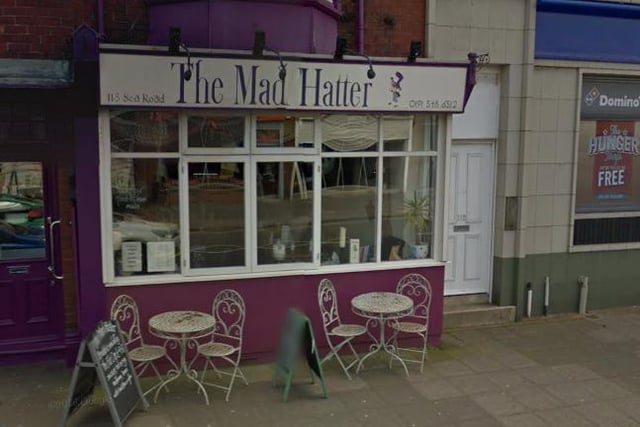 The Mad Hatter, located on Sea Road, received 4.5 stars on TripAdvisor. The restaurant is ranked number 3.