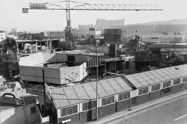 The Crucible being built in February 1971