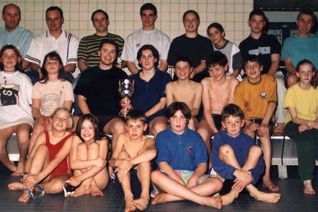 Members of Sheffield Life Saving Club, winners of the Sheffield Telegraph Cup for 1999