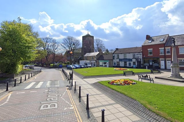 There were 131 positive cases in Cramlington Village where the rate is 2,931.