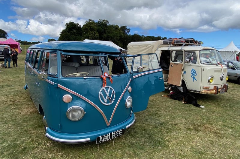 The Show & Shine area for the 2021 Mighty Dub Fest at Alnwick this weekend (Friday, July 30, to Sunday, August 1).