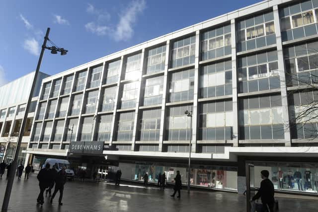 Debenhams on The Moor in Sheffield