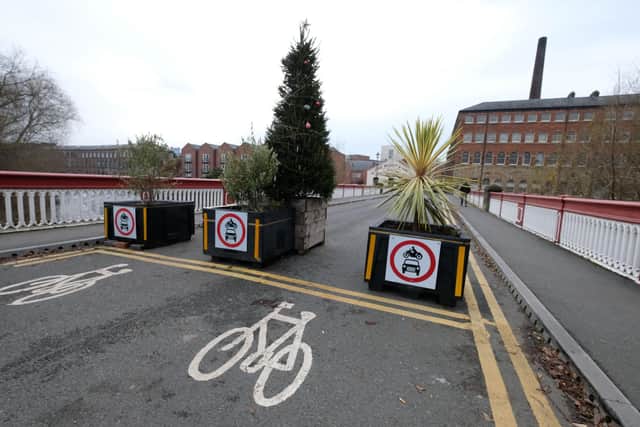 Cycle Routes and roads blocked off in Kelhm Island
