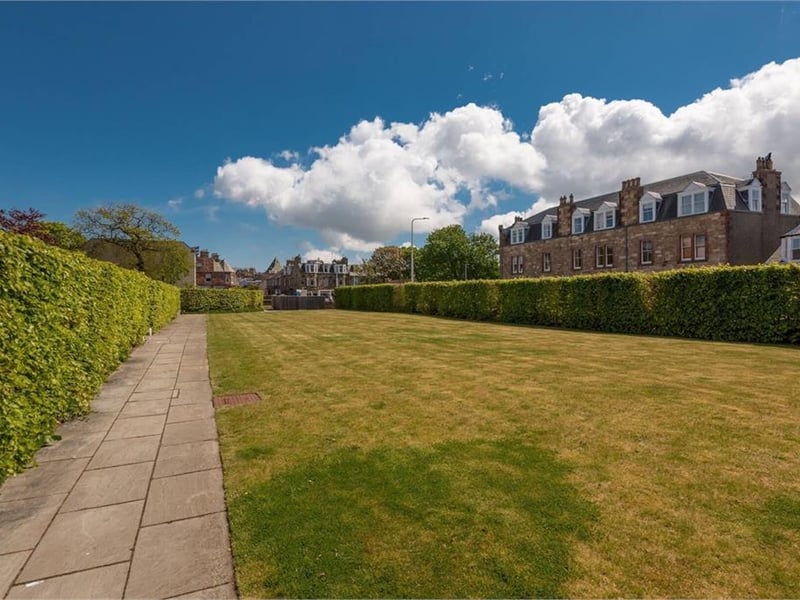 Communal lawn area.