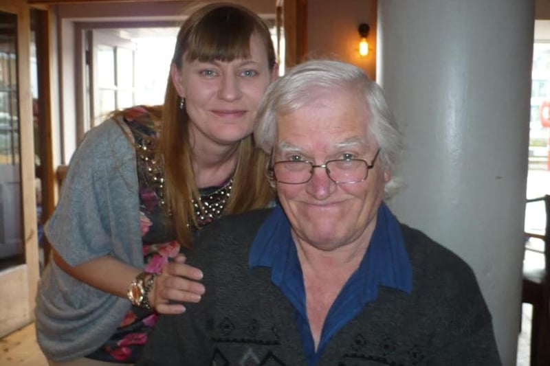 Zena French, said: "I just love this photo of me and my dad always makes me smile, he sadly passed away in January."