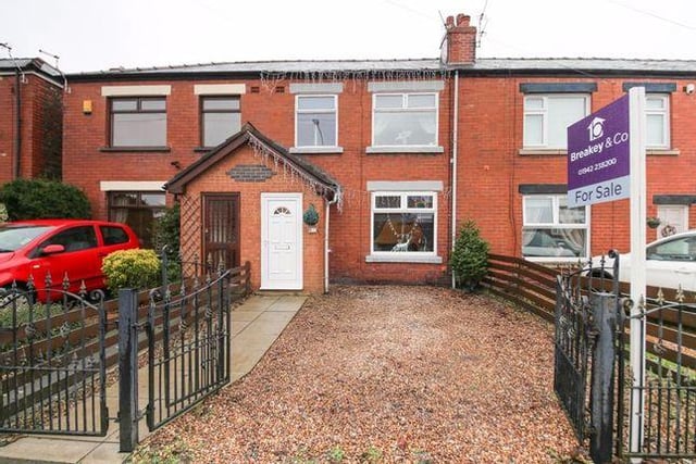 This three-bedroom terrace home, on the market for offers of more than £110,000 with Breakey & Co, has been viewed about 900 times in the last 30 days.