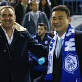 Carlos Carvalhal while manager of Sheffield Wednesday alongside chairman Dejphon Chansiri