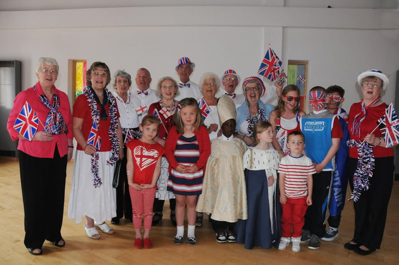 Young and old took to the stage at Valley Road Primary School when the Happy Day Singers from Age UK joined with pupils to sing a locally composed song to celebrate the Jubilee. Can you spot someone you know in this 2012 photo?