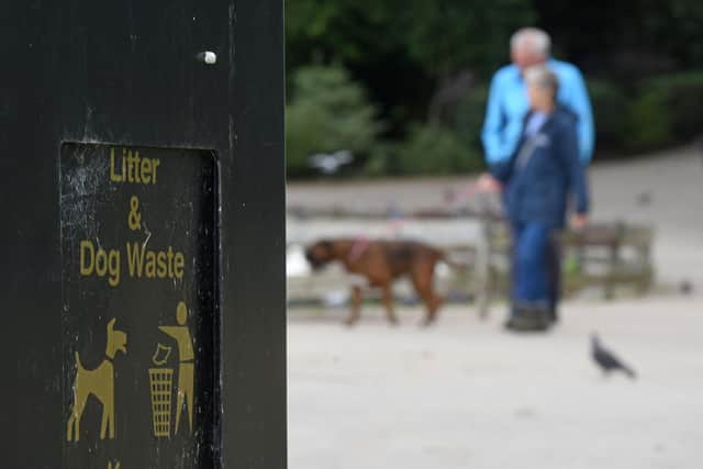 Sheffield dishes out just four fines a year to people who fail to clear up after their dogs foul the parks or pavements. Picture: Marie Caley NSST Barnes MC 1