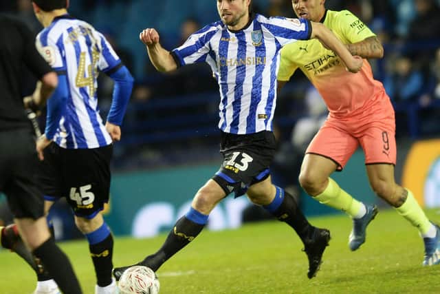 Sheffield Wednesday's Julian Borner was substituted at half-time with hamstring tightness in their 1-0 defeat to Manchester City.