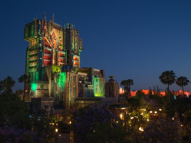 A view of the Guardians of the GalaxyMission: BREAKOUT! in Avengers Campus. Picture: Rob Sparacio/Disneyland Resort