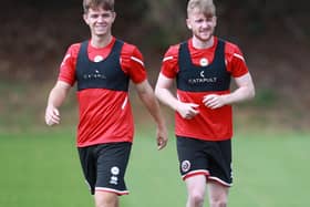 Manchester City starlets James McAtee and Tommy Doyle are on loan at Sheffield United for the season: Simon Bellis/Sportimage