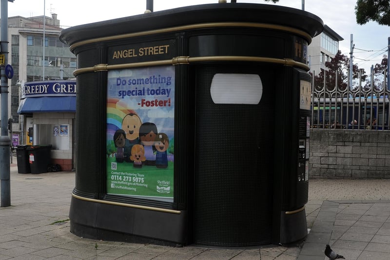 This public toilet on Angel Street in the city centre was one of five earmarked for closure by Sheffield City Council in September 2015