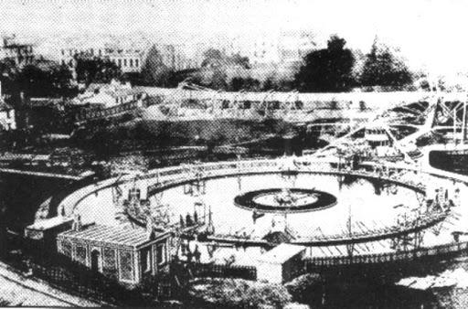 The Royal Patent Gymnasium was an open-air gym for adults and considered a wonder of the age when it opened in 1865 at what is now King George V Park in Edinburgh's New Town.
