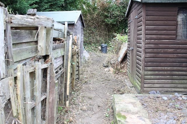 The back garden needs a tidy-up. But like most of the Diamond Avenue property, it could be transformed by a mini-makeover.