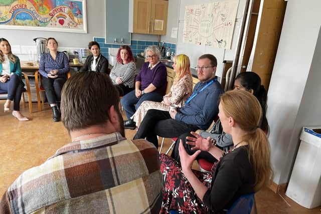 Labour MP Dr Rosena Allin-Khan, shadow minister for mental health, attended a round table event organised by Sheffield Mind