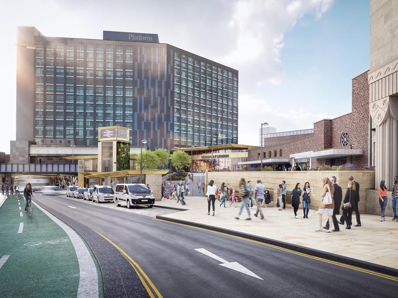While not due to be fully completed until 2025, the £46.1 million Leeds station redesign work is well underway. The project aims to significantly improve the station’s main entrance and surrounding area.
