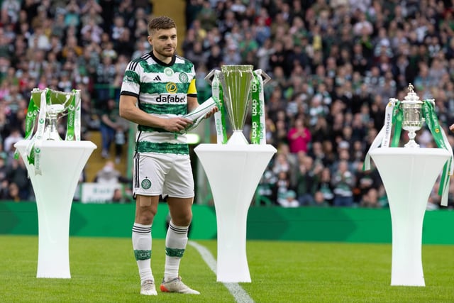 James Forrest emerged from the tunnel to a standing ovation from Celtic fans as he took the acclaim before kick-off.